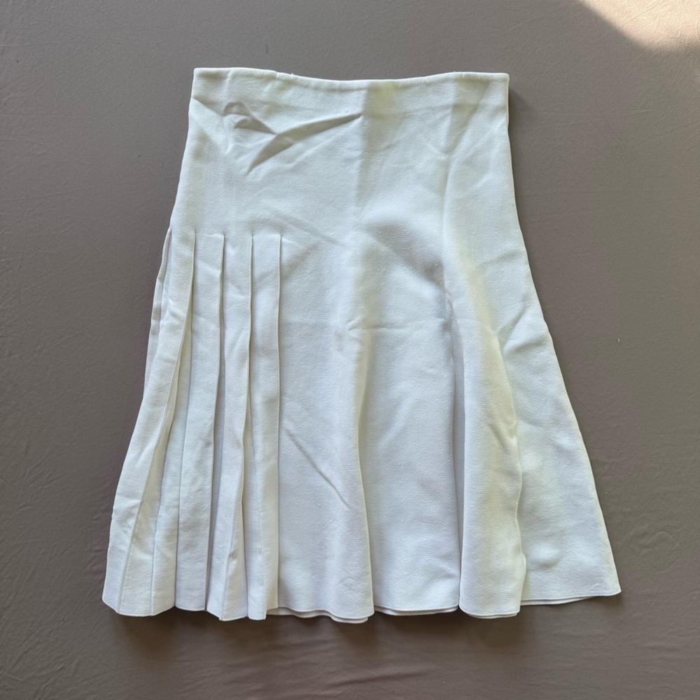 APPARALEL KNIT Half PLEATED INFINITY SKIRT